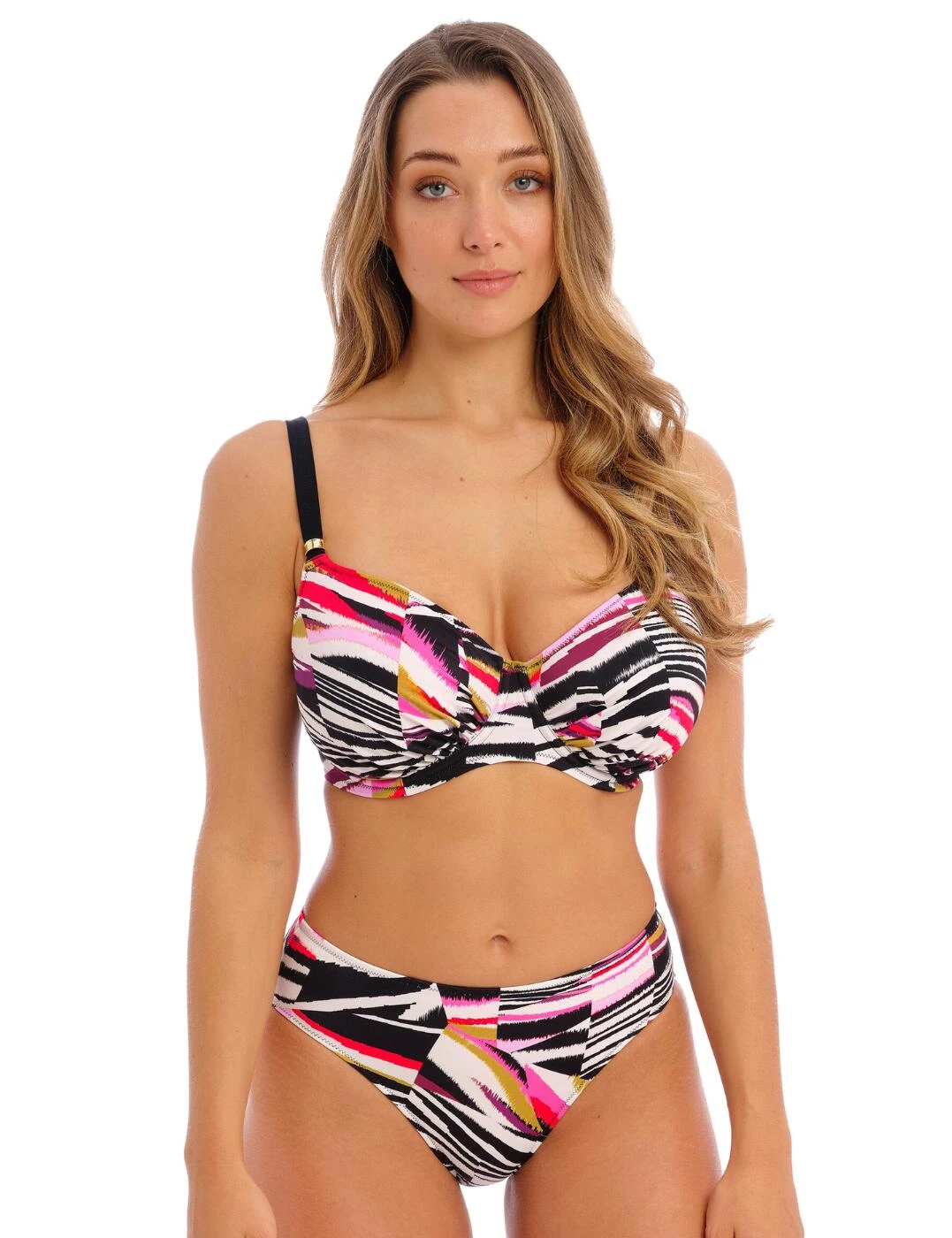 503001 Fantasie Sanoa Island Gathered Full Cup Bikini Top - 503001 Black 4 503001 Fantasie Sanoa Island Gathered Full Cup Bikini Top - 503001 Black - Image 4