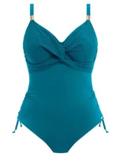 6360 Fantasie Ottawa Twist Front Swimsuit - 6360 Petrol -Deals Full Cup Bikini Store 375718 20230418150100
