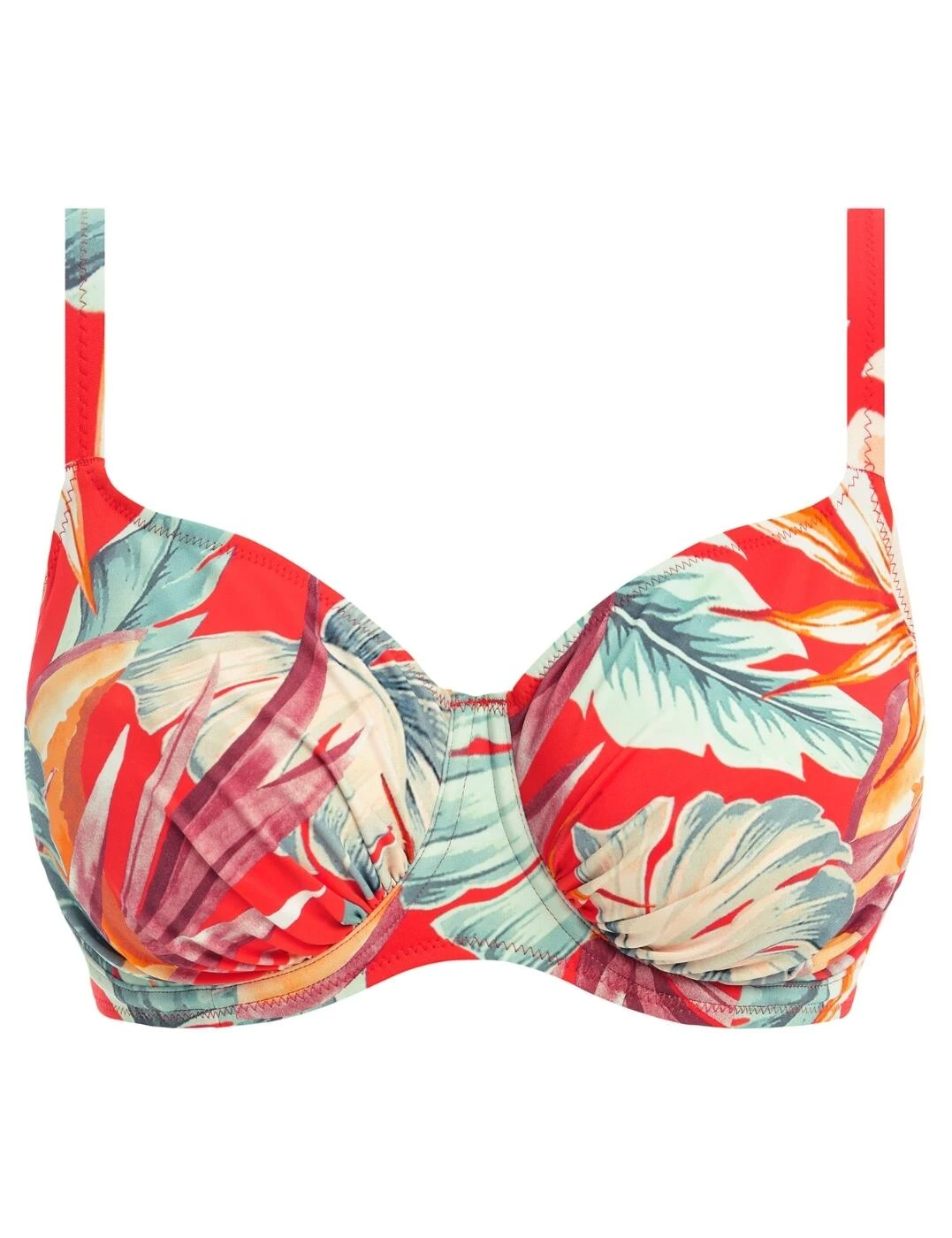 501601 Fantasie Bamboo Grove Full Cup Bikini Top - 501601 Hot Chilli 2 501601 Fantasie Bamboo Grove Full Cup Bikini Top - 501601 Hot Chilli - Image 2