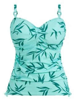 502454 Fantasie Luna Bay Twist Front Tankini Top - 502454 Glacier