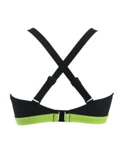 25201 Pour Moi Palm Springs Cami Bikini Top - 25201 Black/Lime -Deals Full Cup Bikini Store 376772 20230425164200