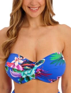 501909 Fantasie Halkidiki Twist Bandeau Bikini Top - 501909 Ultramarine -Deals Full Cup Bikini Store 378012 20230509152700
