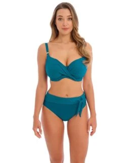 6497 Fantasie Ottawa High Waisted Bikini Brief - 6497 Petrol -Deals Full Cup Bikini Store 378611 20230518122600