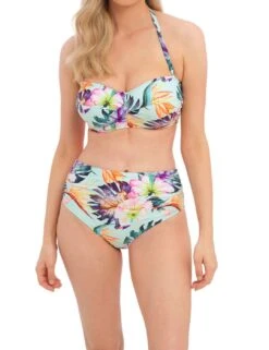 501809 Fantasie Paradiso Underwired Twist Bandeau Bikini Top - 501809 Soft Mint -Deals Full Cup Bikini Store 378635 20230518131400