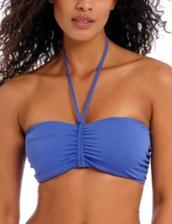 7233 Freya Jewel Cove Underwired Bandeau Bikini Top - 7233 Plain Azure -Deals Full Cup Bikini Store 378695 20230522141500