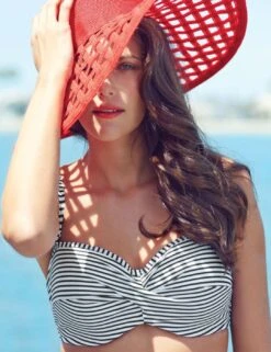 SW0893 Panache Anya Stripe Bandeau Bikini Top - SW0893 Black/White 11 SW0893 Panache Anya Stripe Bandeau Bikini Top - SW0893 Black/White -Deals Full Cup Bikini Store 45739 20200827163000