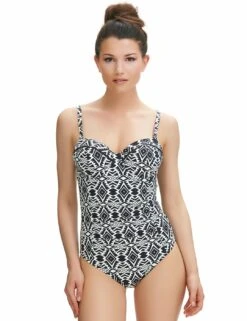 6351 Fantasie Beqa Bandeau Control Swimsuit - 6351 Control Swimsuit